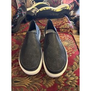 Crocs Citilane Roka Slip On Shoes Men's Size 12 Black Casual Summer Beach Golf